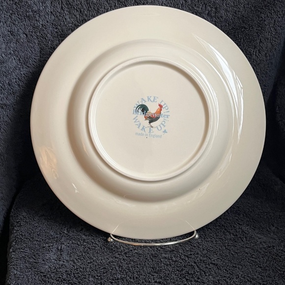 Emma Bridgewater Hen & Toast Rise & Shine Breakfast Dinner Large Plate 10 3/4" - Picture 5 of 9